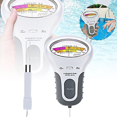 Swimming Pool Kit Meter Chlorine Digital PH Water Quality Tester Level MonitorOY