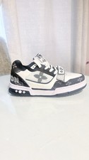 Louis Vuitton LV Trainer Monogram Black And White In size 10 UK 