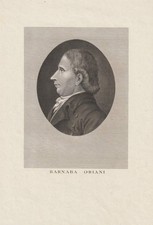 c1820 Barnaba Oriani * Astronom Italien Astronomie Kupferstich-Portr�t