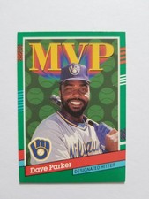 Dave Parker #390 Donruss MVP 1990 Milwaukee Brewers