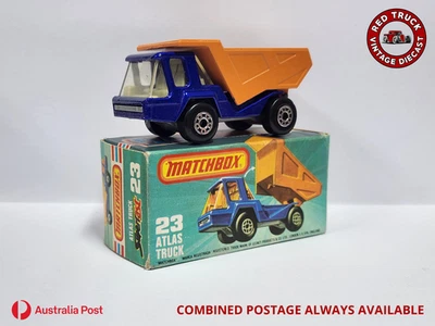 MATCHBOX SUPERFAST 1977-80 MB23 No.23 ATLAS DUMP TRUCK * [WX3] - image 1 of 4