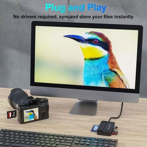 1 PC USB 3.0 Multi Slot Card Reader Compact Flash Card Readers For SD/SDHC/SDXC - Photo 10/13