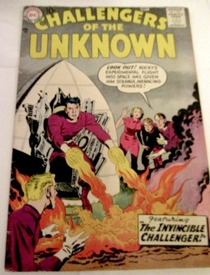 / DC 1958 KEY Fantastic Four PROTOTYPE: Kirby Challengers of the Unknown 3 F
