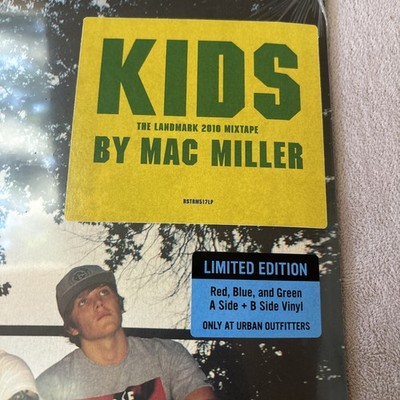 Mac Miller Kids Red Blue Green Swirl 2x Vinyl LP UO for sale