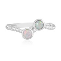 Cavill Welo Opal Ring 925 Silber Rhodiniert 0,306Ct Multicolor Damen-