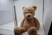 Steiff Teddy Bear Jimmy Teddybar 15" Plush Tan w/ Yellow Ear Tag/Button 113512