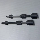 1983 GI JOE ARAH SKYSTRIKER JET (Lot Of 2) SIDEWINDER MISSILE PART ACCESSORY