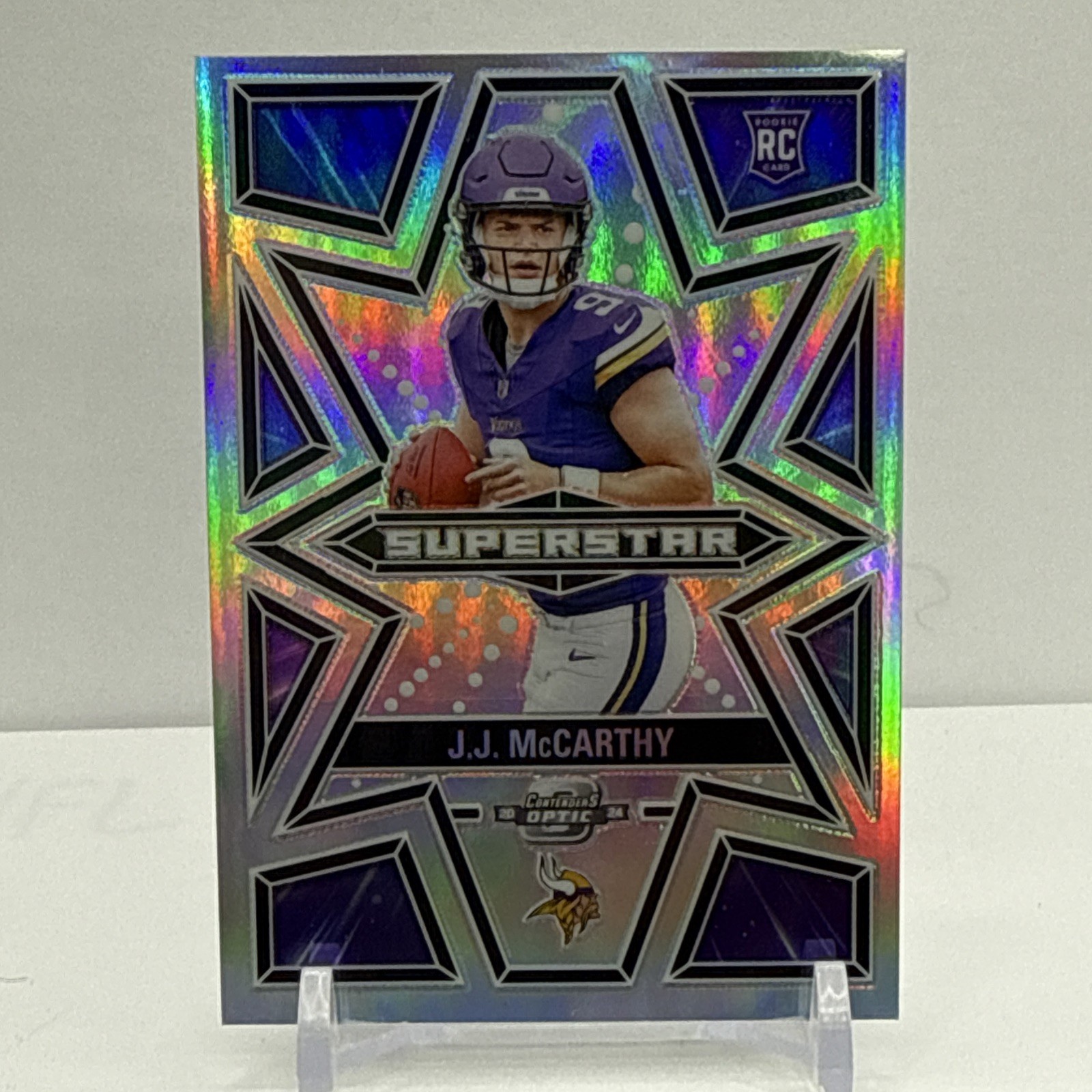 2024 Contenders Optic Jj McCarthy Superstar Silver