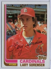 1982 Topps #689 Lary Sorensen in EXMT Condition Cardinals