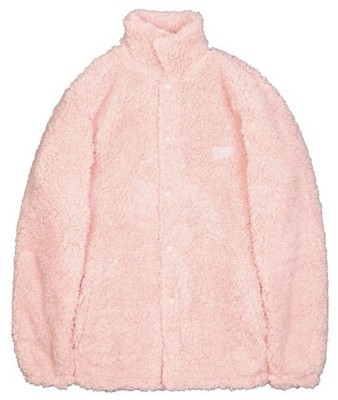 Super Rare Brand New 10 DEEP POODLE FLEECE JACKET Pink XL