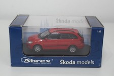 C6 1:43 ABREX SKODA FABIA COMBI RED MIB