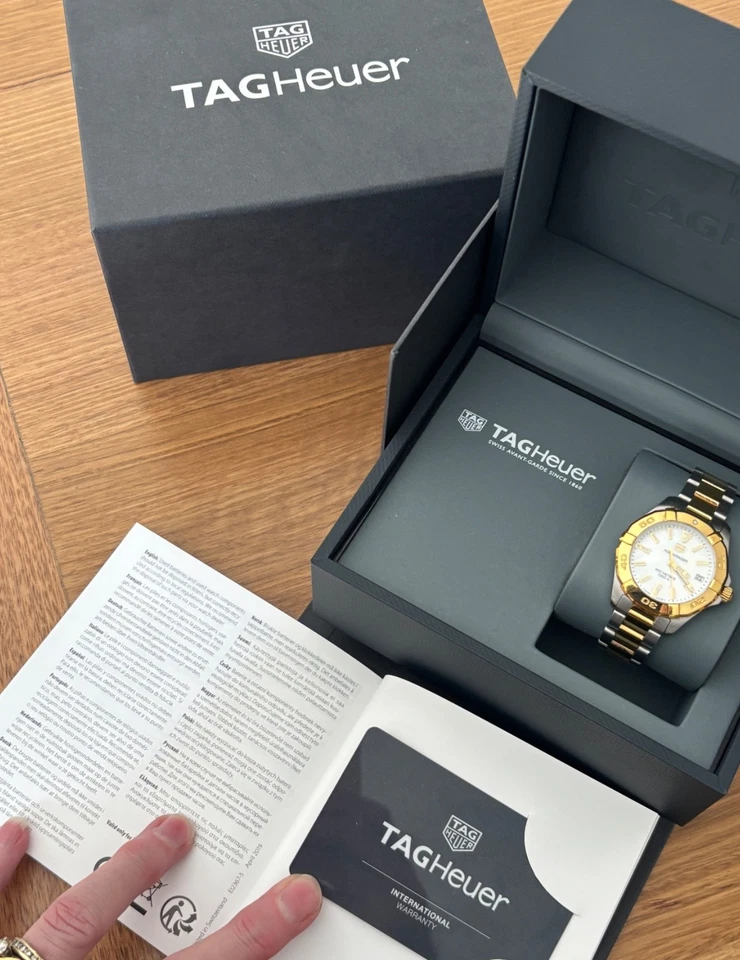 TAG Heuer Aquaracer White Mother of Pearl Women's Watch - WBD1320.BB0320 - image 3 of 4