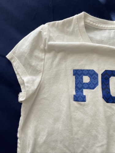 Polo Ralph Lauren Shirt Girls Size 6x/ 6 Extra Spell Out Short Sleeve T Love - Picture 5 of 7