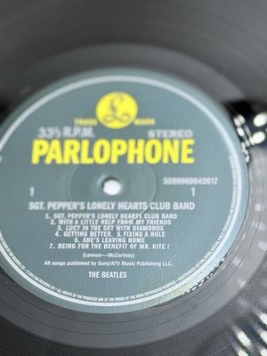 The Beatles Sgt. Pepper's Vinyl LP 2012 Stereo Remaster With