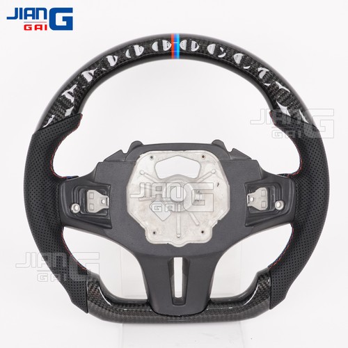 Real Carbon Fiber Steering Wheel For BMW G20 G21 G22 G80 F82 F83 F87 with Heated - Picture 4 of 13