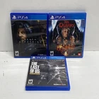 Death Stranding The Last of Us Remastered The Quarry 3 PS4 Game Lot