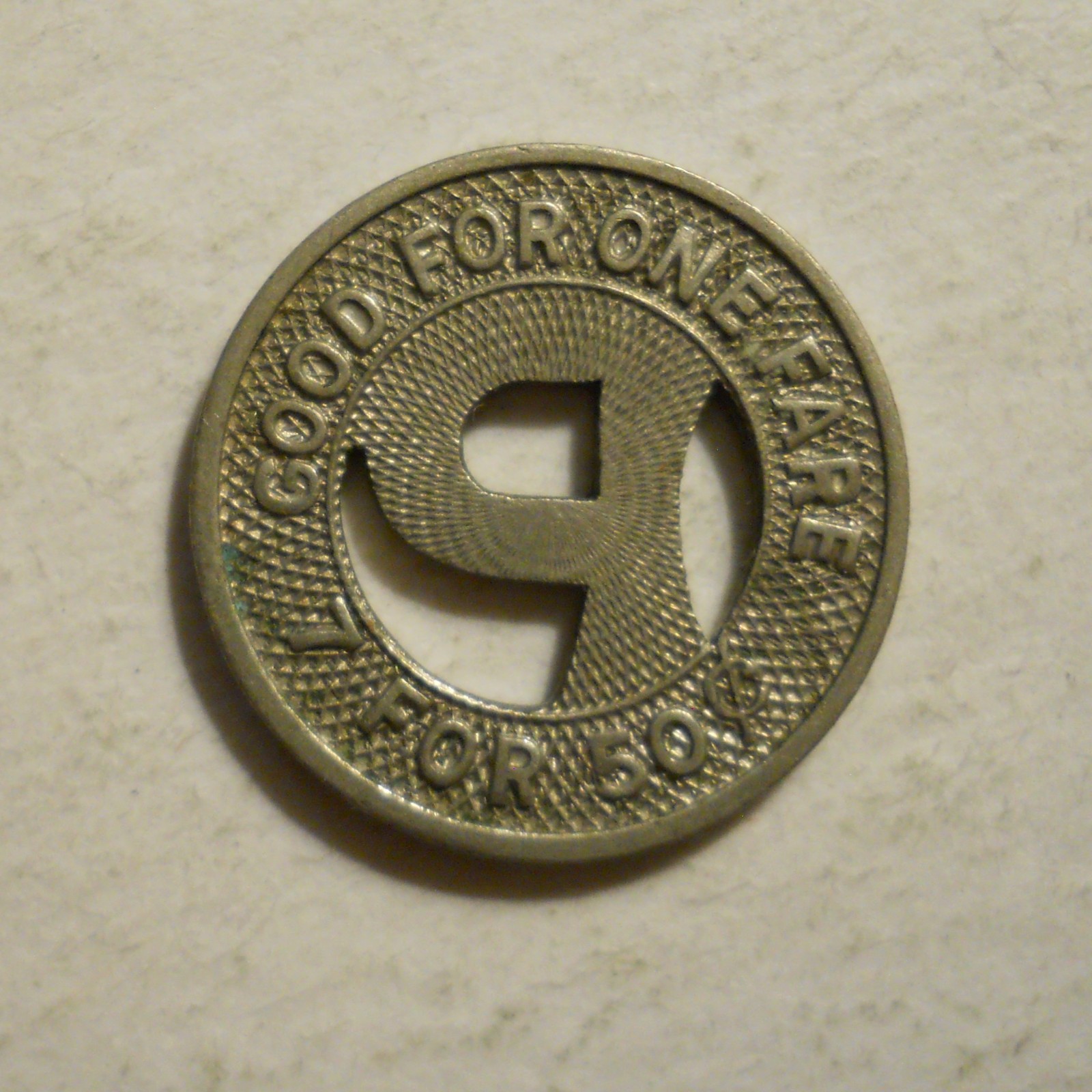 Chillicothe Public Transport, Inc. (Ohio) transit token - OH160B
