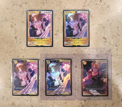 VCard TCG: Rising Stars 1st Edition - Quinn Benet (All 5 Different Variants)