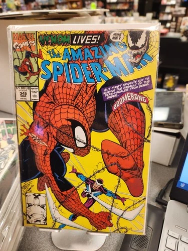 AMAZING SPIDERMAN 345 CLETUS KASADY INFECTED VENOM VG+ FN- COMIC BOOK JJCS