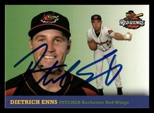 Dietrich Enns Minnesota Twins IP Signed Autographed 2017 Rochester Red Wings SGA