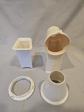 Presto Salad Shooter Parts OEM Food Chute, Pusher, Cone, & Lock Ring 0291001