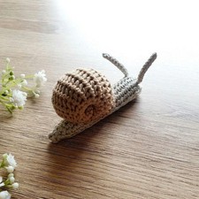 Crochet, Snail, Amigurumi, Cute Animal Plush, Garden Decor