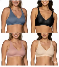 Vanity Fair Illumination Bralette Bra Wireless Full Coverage Light Support 72108