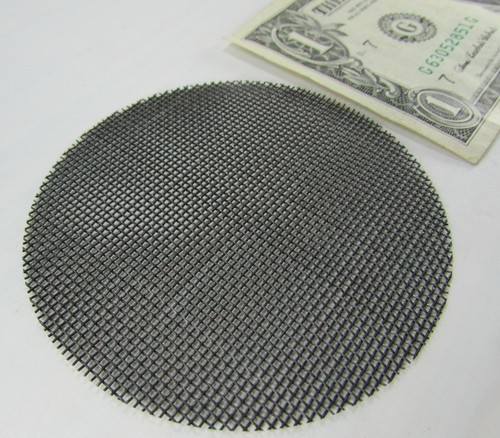 Lot 5 Round Steel 3" Diameter Coarse 20 Mesh Screens .015 Wire, Strainer Sieve - Picture 2 of 11