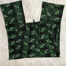 Adult Harry Potter Slytherin House Crest All Over Print Sleep Pants, 2X