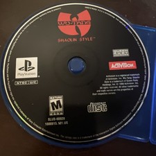 Wu-Tang: Shaolin Style PS1 Sony PlayStation 1, 1999 Disc Only - Tested