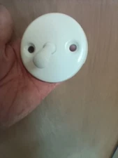 White Trip Lever Bath Drain Overflow Cover - BONUS: White Drain Cover 