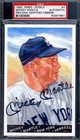 Mickey Mantle PSA DNA Signed Perez Steele Goodwin Postcard A