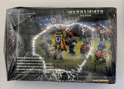 Warhammer 40K Space Marine Devastators, Plastic/Metal - OOP Citadel 2000 Edition