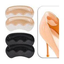 4 Pairs Anti-Slip Heel Grips for Shoes Too Big, Gel Heel Liners  Pads for Lo...