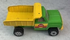 Vintage 1970’s Tonka Green and Yellow Dump Truck Pressed Steel Model # 13190