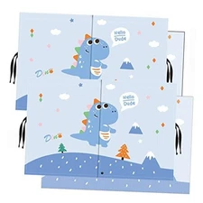 Car Sun Shade for Baby -  Car Side Window Sun Shade Cover 2 Pack Blue Dinosaur