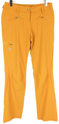 Salomon AdvancedSkin Shield Trousers Womens UK 12 Stretch Mustard Trekking