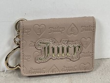 Juicy Couture Double Sided Bifold Wallet Cafe/Gold