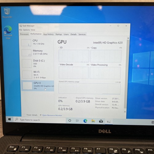 DELL XPS 13 9360 I5-7200U 2.50GHZ,256GB,8GB,WIN 10 PRO, READ DESCRIPTION!!! - Picture 10 of 12