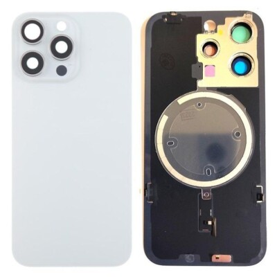 FÜR APPLE iPHONE 15 PRO MAX RÜCKGEHÄUSE GEHÄUSE MIT BACKGLASS ERSATZ