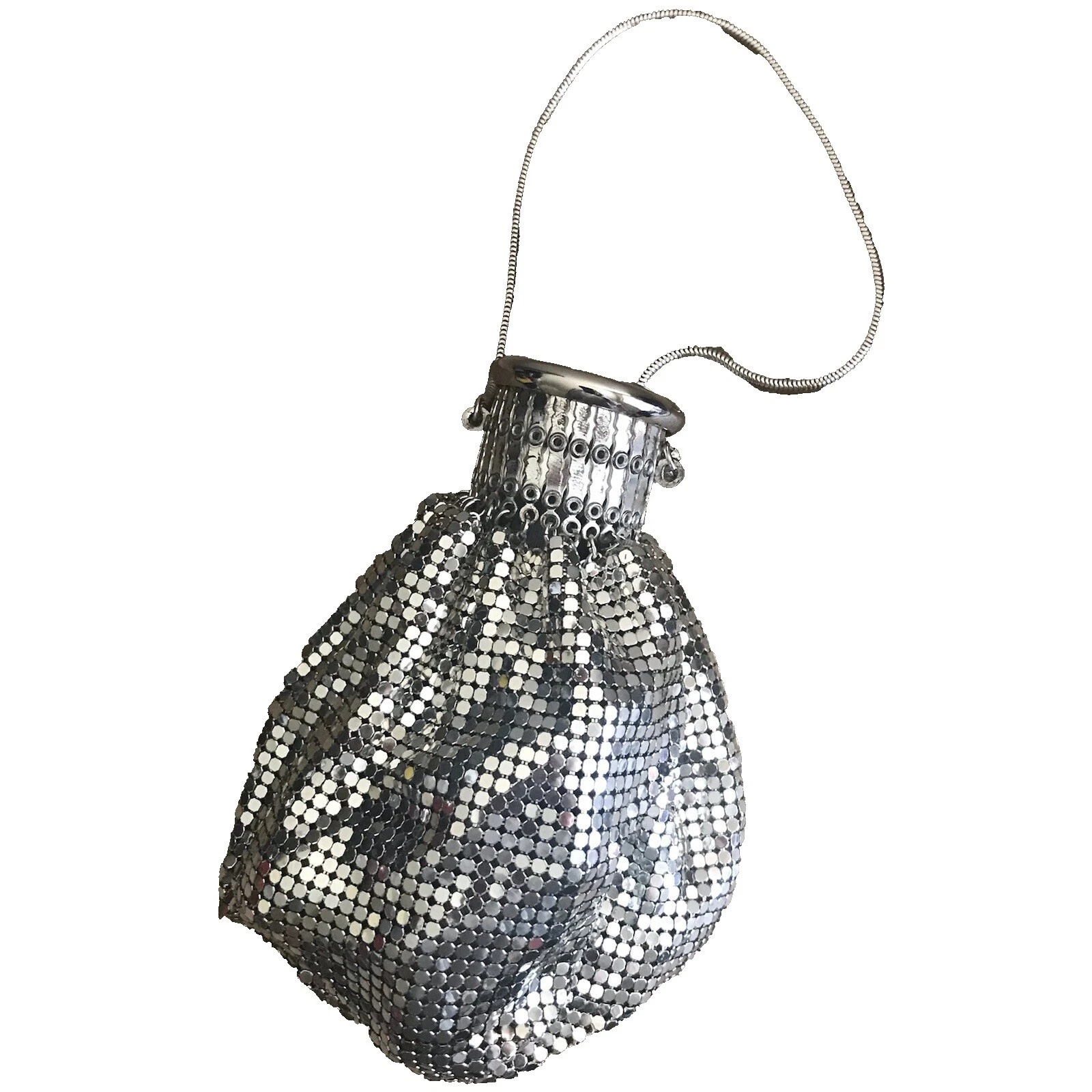 Metal Whiting & Davis década de 1940 acessórios Vintage