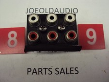 Theater Research Tr-6030 Rca Jack Panel. Front/rear/sub. Parting Out Tr-6030