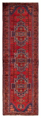Traditional Vintage Hand-Knotted Carpet 3'2'' x 10'0'' Wool Area Rug
