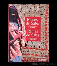 BOOK Textiles of Yemen ethnic jewelry traditional dress embroidery Bedouin veil