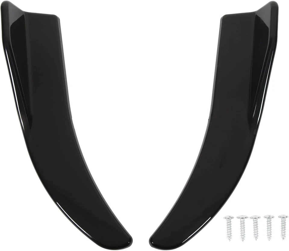 For Lexus RC350 RC300 Black Rear Bumper Splitter Winglet Diffuser Spats Lip 2x Foto 3 de 4