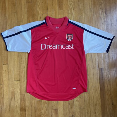 Arsenal 2000/02 Home Football Shirt Mens Nike XL Authentic