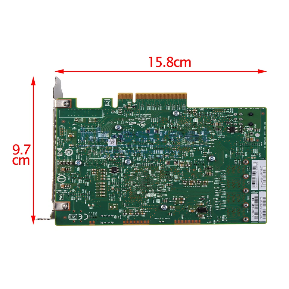LSI SAS 9300-16I 12GB/S HBA BUS ADAPTER CARD IT Mode 4*SFF-8643 SATA Cable - Image 4 of 4