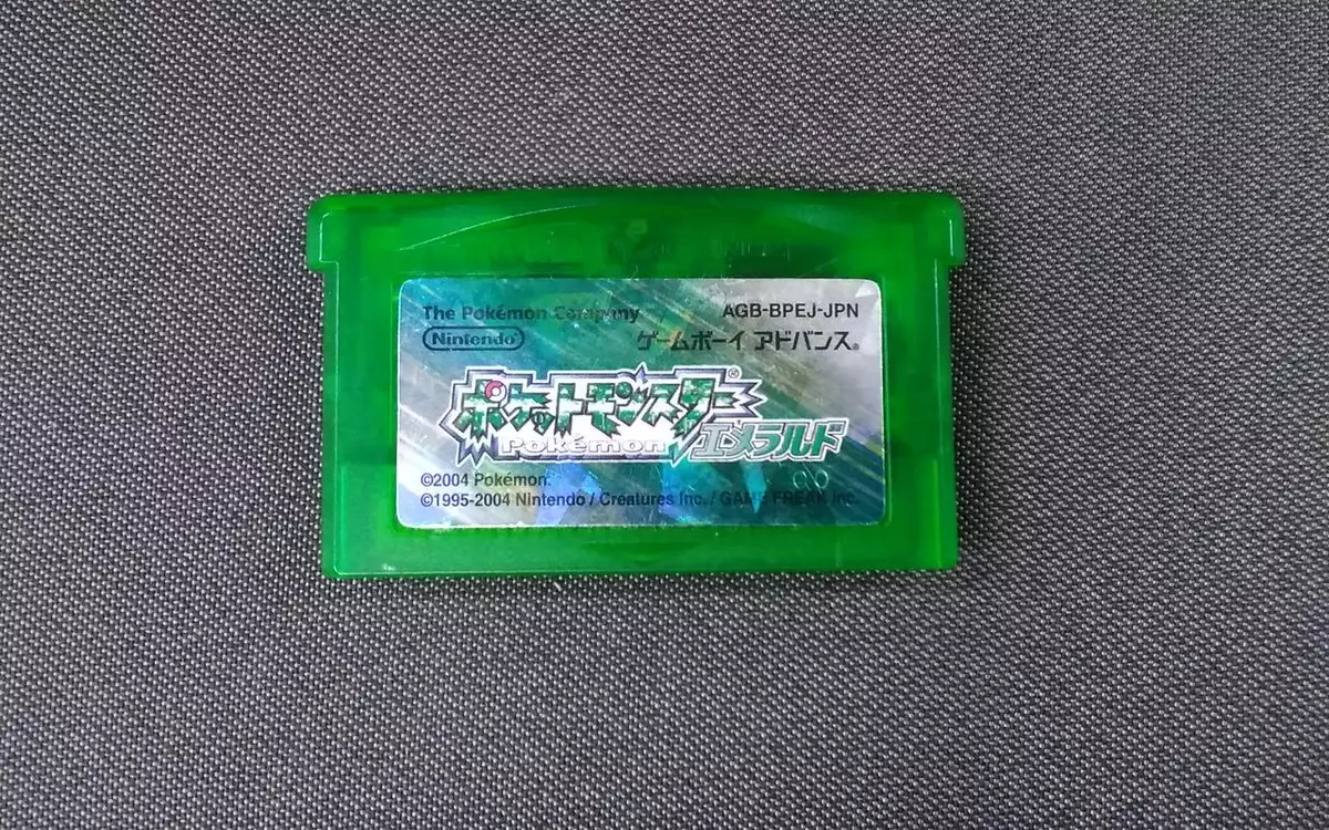 Pokemon Emerald White2 2set Nintendo DS GameBoy Advance Japanese NDS GBA 