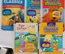 Lot of 5 Book  Cartridge LeapFrog for LeapPad Interactive Book