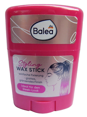 Balea Styling Wax Stick Ideal für den Sleek-Look, glattes glänzendes Finish 25 g